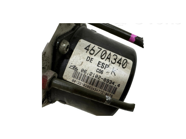 Блок АБС 4670A340, 06210209344   Mitsubishi  Outlander  2007-2012 года