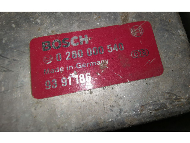 Блок управления двигателя 0280000540, 9391186 Saab 9000 CS