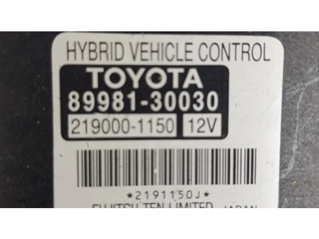 Řídící jednotka 8998130030, 2190001150   Lexus GS 300 350 430 450H 2006