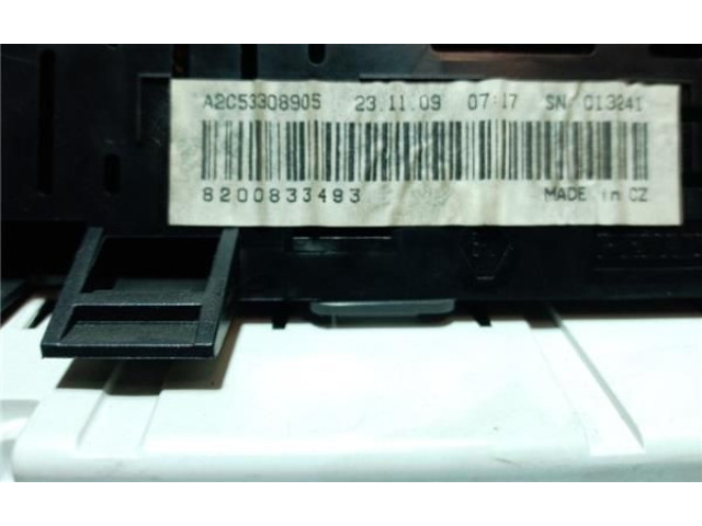 Панель приборов 8200833493, 8200833493   Renault Twingo II       