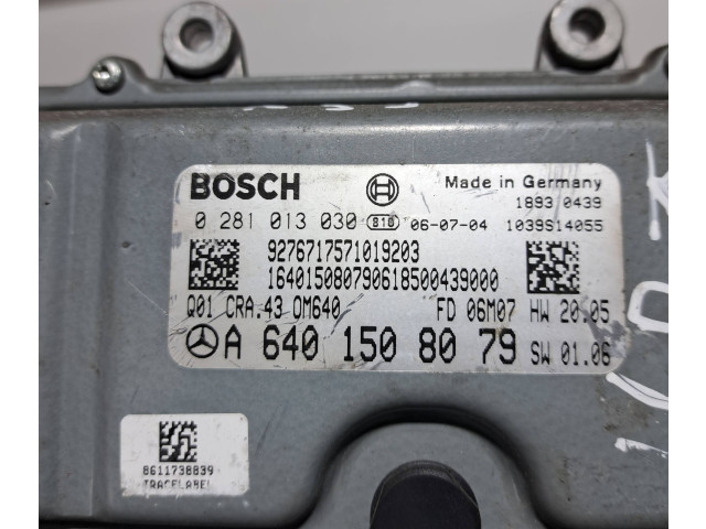 Řídící jednotka A6401508079, 0281013030 Mercedes-Benz A W169 2008