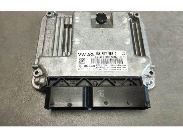 Блок управления двигателя 05E907309G, 0261S21826 Skoda Octavia Mk4