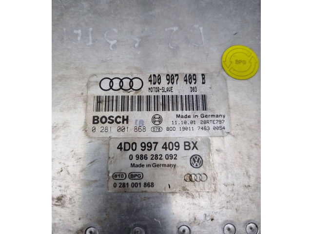 Блок управления двигателя 4D0907409B, 4D0997409BX   Audi A8 S8 D2 4D