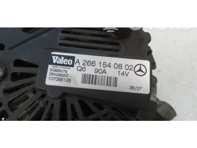 Генератор A2661540802   Mercedes-Benz A W169      