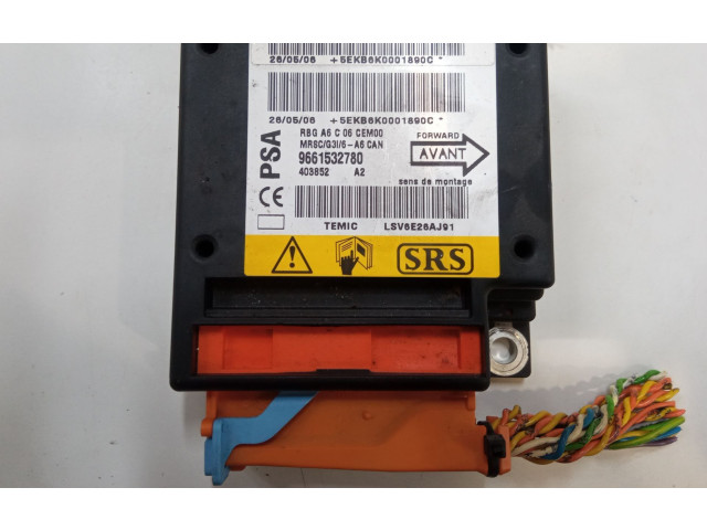 Блок подушек безопасности 9661532780 Citroen C2