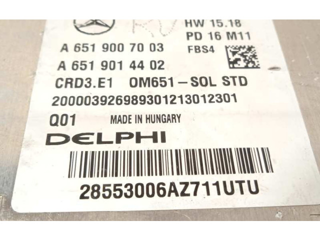 Řídící jednotka A6519007003, A6519014402   Mercedes-Benz GLA W156 2016