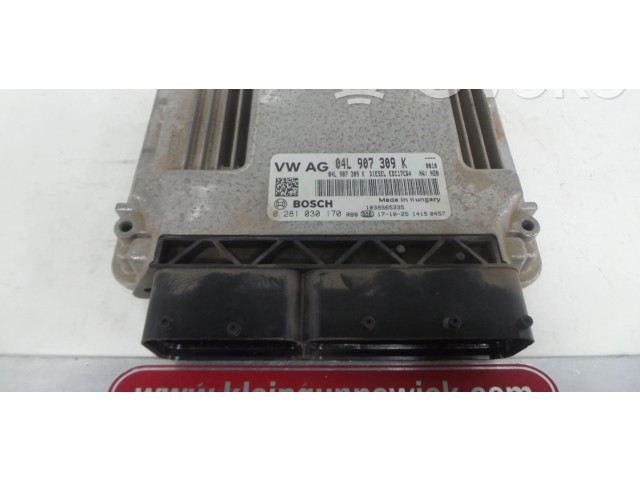 Блок управления двигателя 04L907309K, 0281030170 Volkswagen Caddy