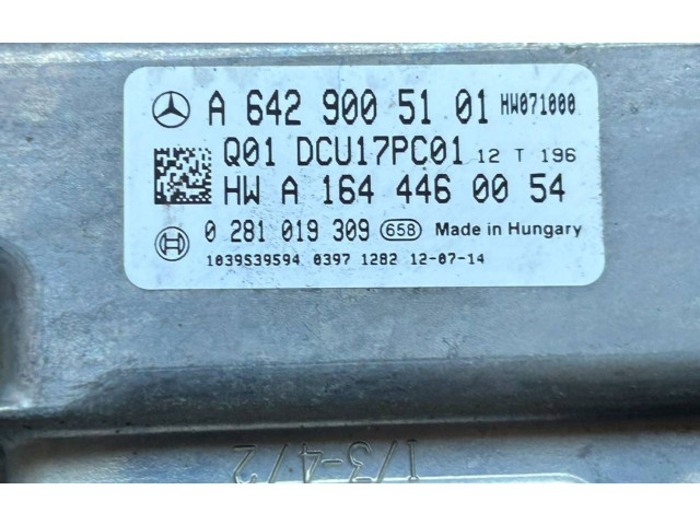 Блок управления двигателя A6429005101, A1644460054 Mercedes-Benz ML W164