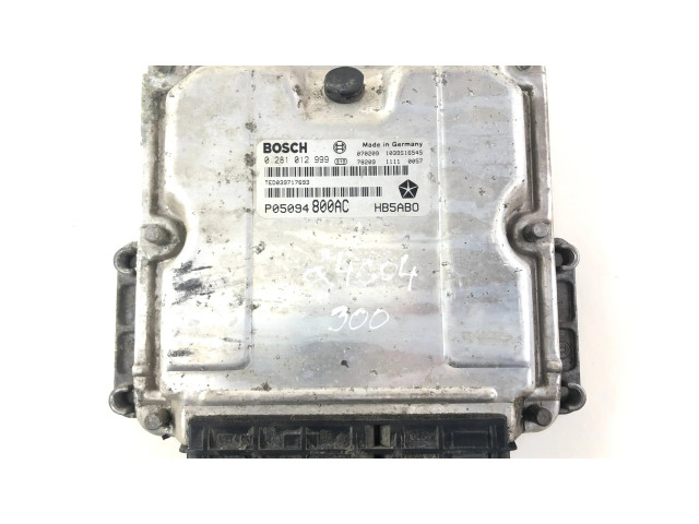 Řídící jednotka 0281012999, p05094800ac Chrysler Town & Country IV 2007