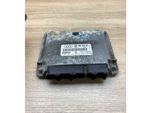 Блок управления двигателем Блок управления 038906018AK, 0281001852   Audi A3 S3 8L