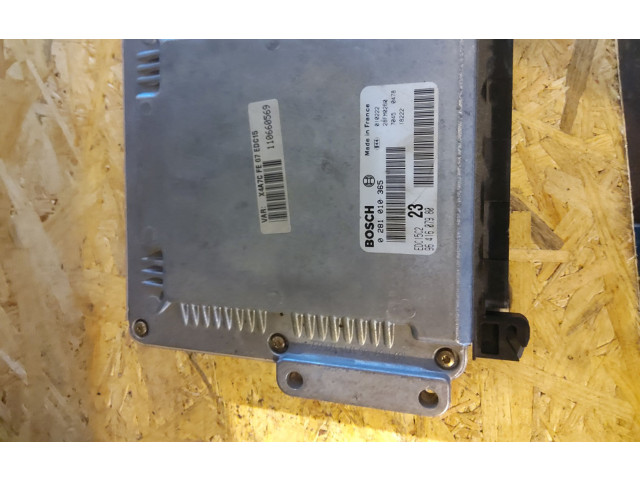 Блок управления двигателя 0281010365 Citroen C5