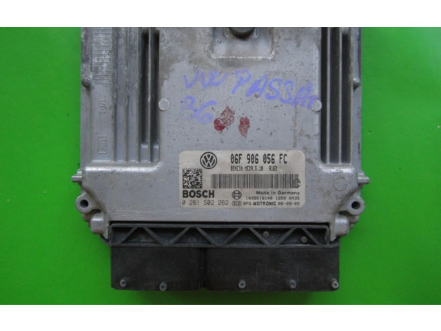Блок управления двигателем ECU    06F906056FC, 0261S02262   Volkswagen PASSAT B6