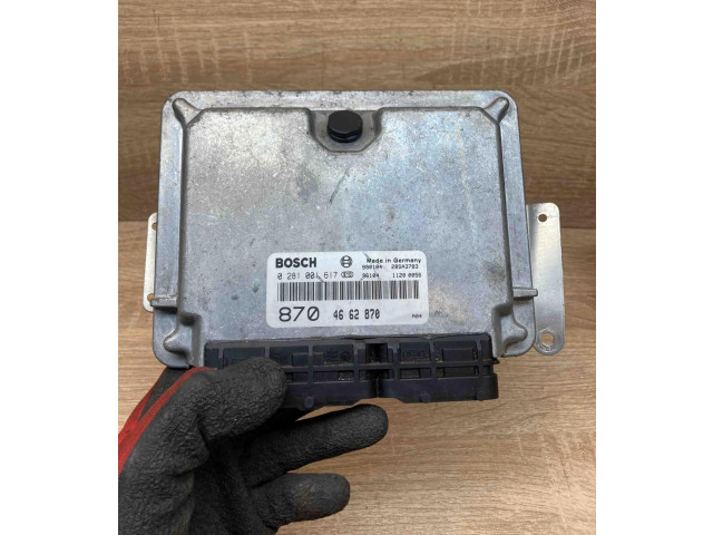 Блок управления двигателем Блок управления 4662870, 0281001617 Saab 9-3 Ver1