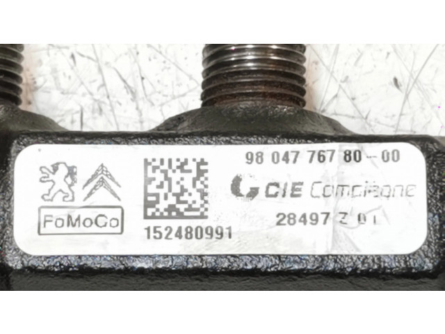 Vstřikovací lišta 9804776780, 152480991   Citroen Berlingo  pro naftový motor 1.6  