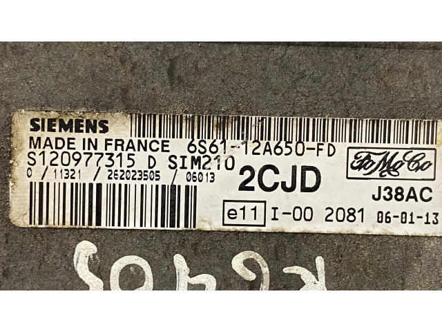 Řídící jednotka 6S6112A650FD Ford Fiesta 2006