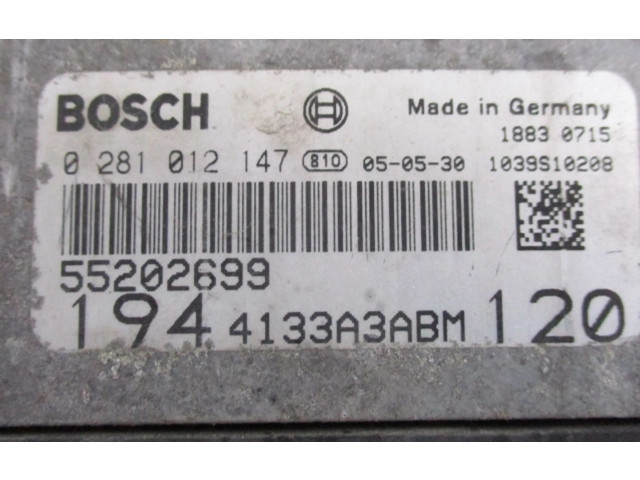 Řídící jednotka 55202699, 55202699 Fiat Croma 2005