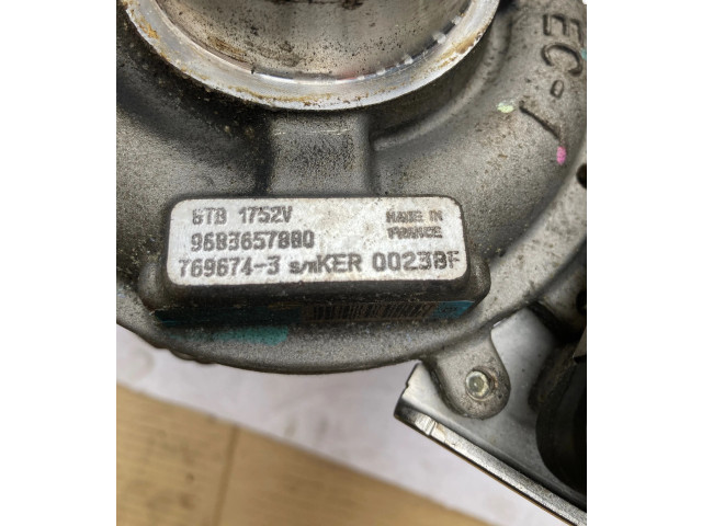 Turbodmychadlo Турбина 9683657880, 00238F Peugeot 4007