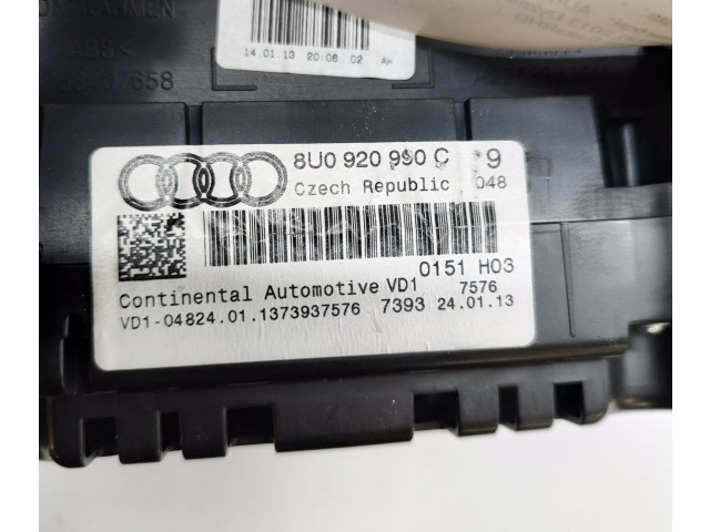 Панель приборов 8U0920990C, A2C53219792 Audi Q3 8U