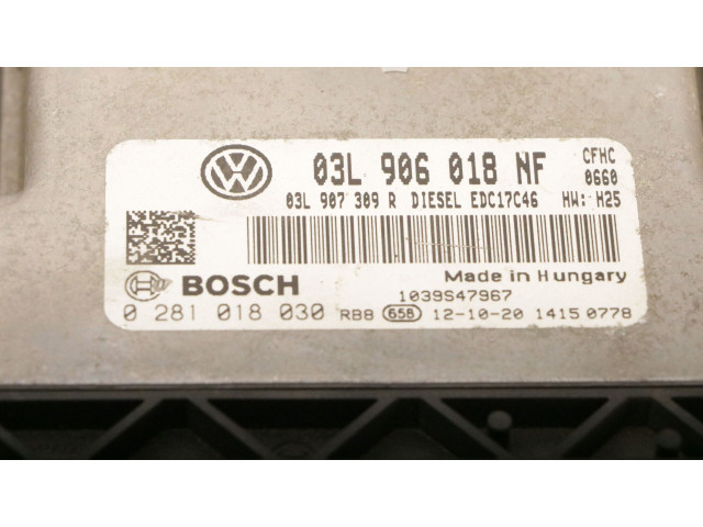 Řídící jednotka 03L906018NF, 0281018030 Volkswagen Caddy 2012