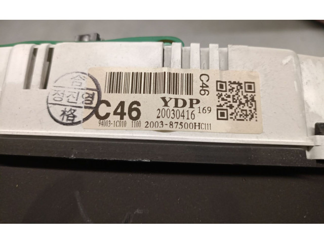 Панель приборов 940031C010, 20030416   Hyundai Getz       