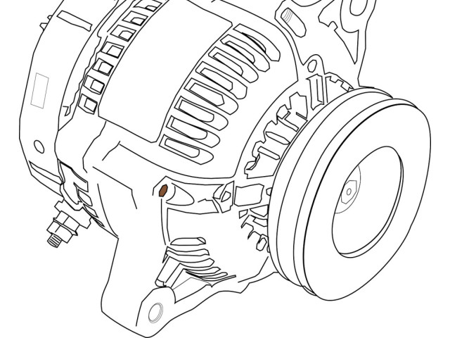 Генератор 5705AA   Peugeot 406      