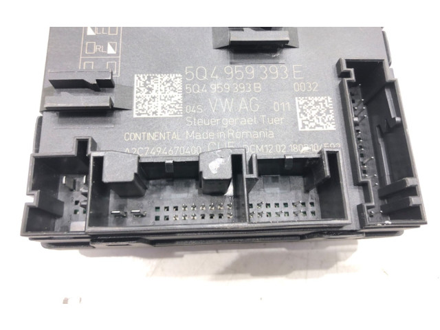 Блок управления 5Q4959393B Volkswagen Golf VII