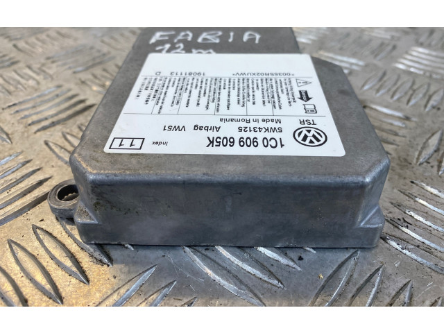 Блок подушек безопасности 1C0909605K Skoda Fabia Mk2 (5J)