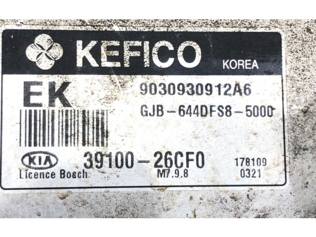 Блок управления двигателем Блок управления 39100-26CF0 KIA Rio