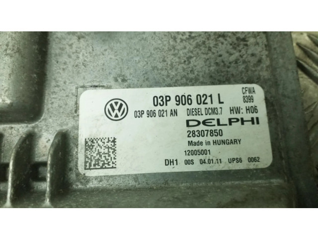 Блок управления двигателем Блок управления 03P906021L, 03P906021AN   Skoda Fabia Mk2 (5J)