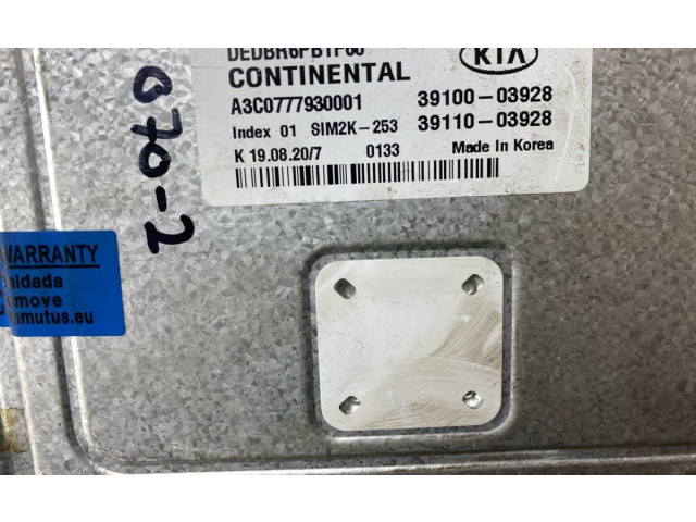 Блок управления двигателя A3C0777930001, 3910003928 KIA Niro