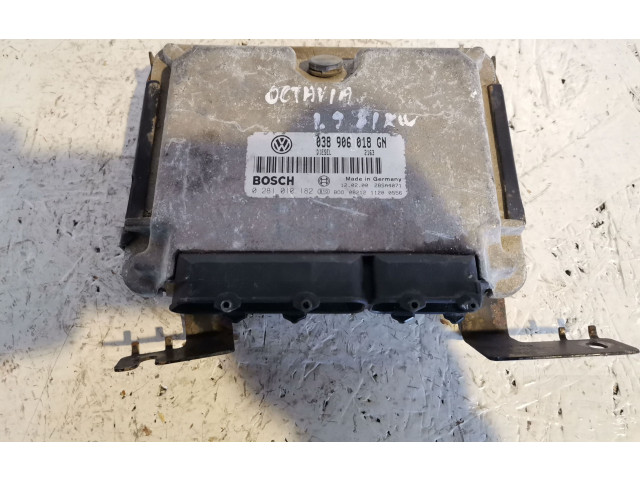 Блок управления двигателя 038906018GN, 0281010182   Skoda Octavia Mk1 (1U)