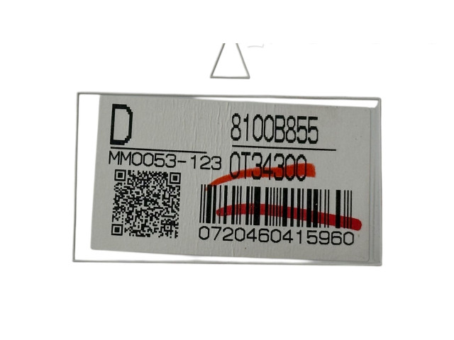 Панель приборов 8100B855, MM0053123 Mitsubishi Outlander