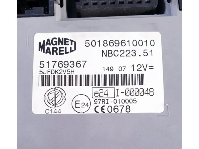 Řídící jednotka 51769367, MODULOELECTRONICO Fiat Doblo