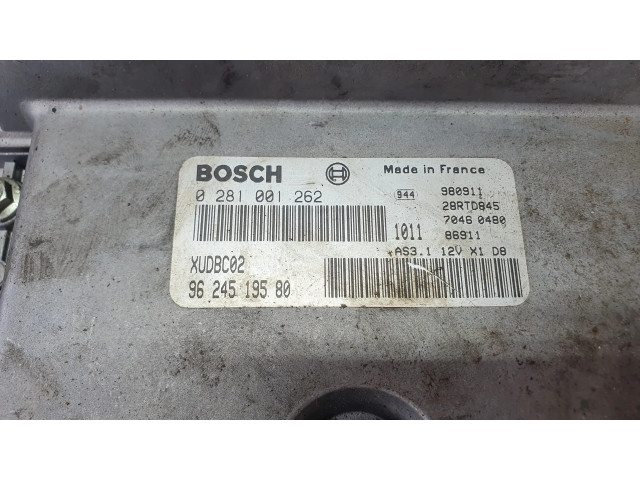Řídící jednotka 0281001262, 9624519580 Peugeot 406 1997