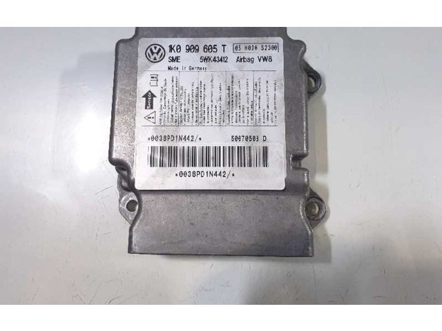 Блок подушек безопасности 1K0909605T, 5WK43412   Volkswagen Golf SportWagen