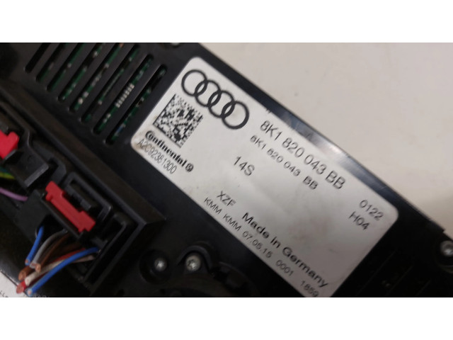 Блок управления климат-контролем 8K1820043BB   Audi A4 Allroad