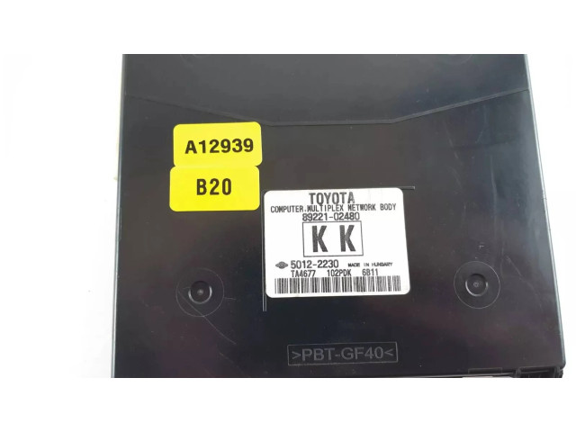 Блок комфорта 89221-02480, 8922102480   Toyota Auris E180   