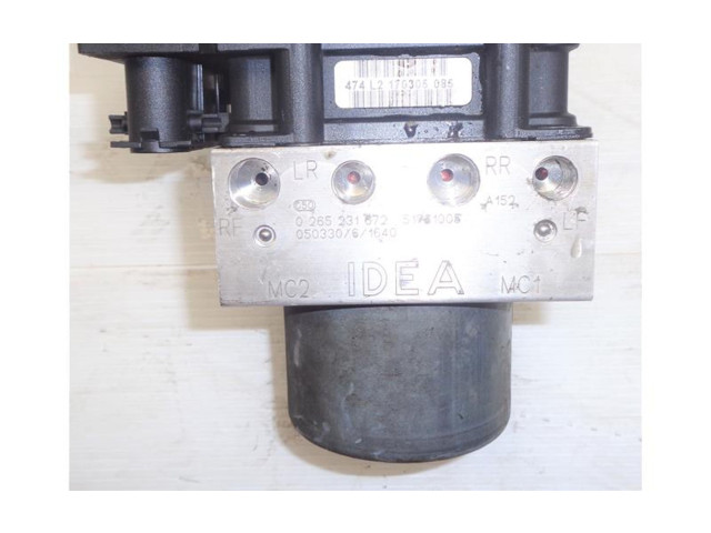 Блок АБС 0265231672 Fiat Idea - года