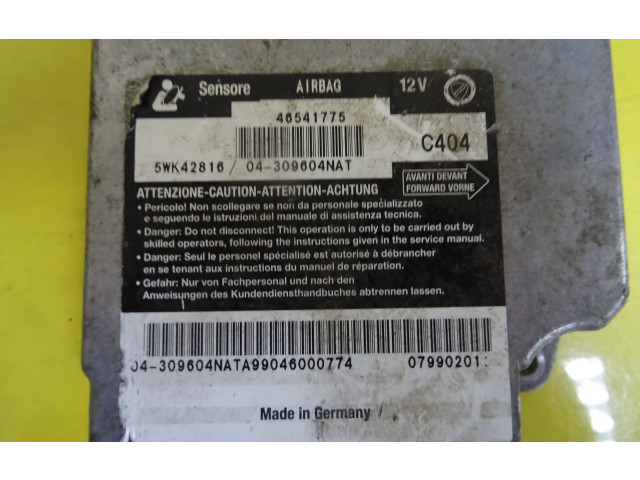 Блок подушек безопасности 46541775, 5WK42816   Fiat Bravo - Brava