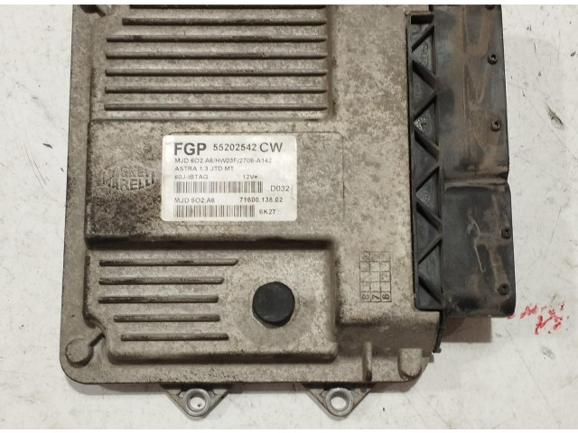 Řídící jednotka 55202542, 55202542 Opel Astra H 2008