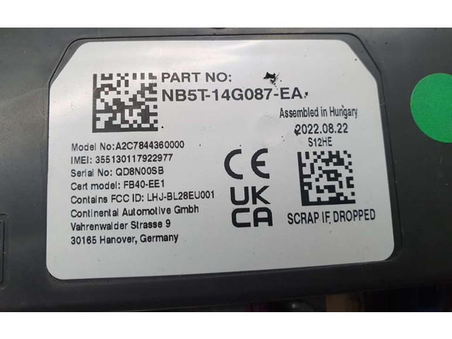 Блок управления NB5T14G087EA Ford Puma