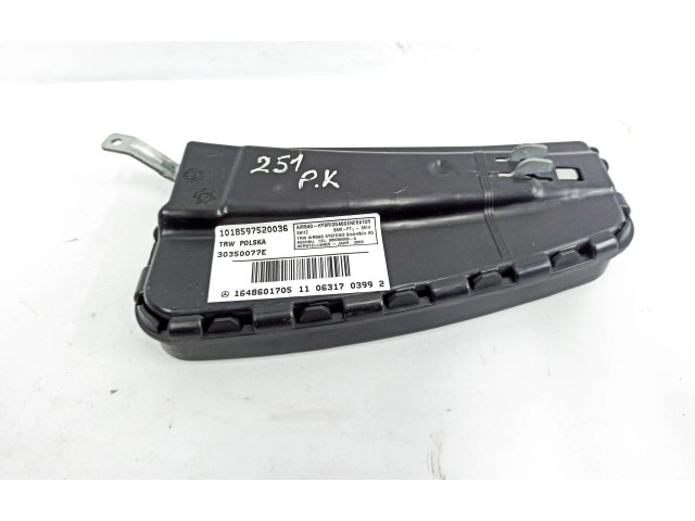 Подушка безопасности в сиденье 1648601705, 1018597520036 Mercedes-Benz R W251