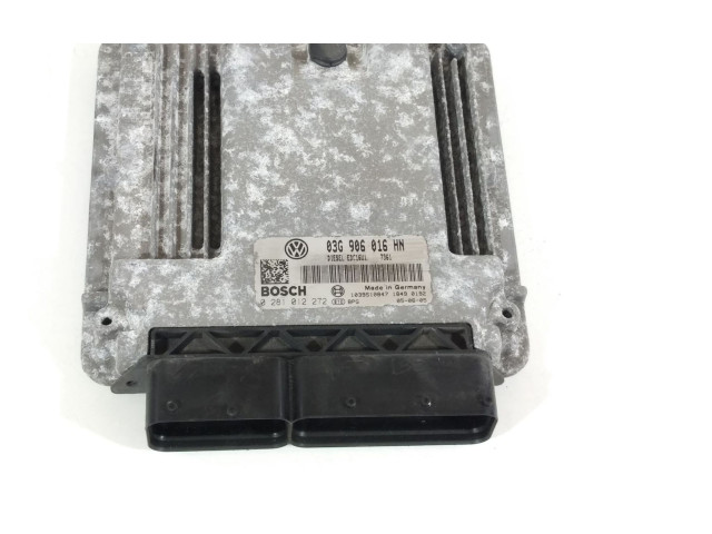 Блок управления двигателя 03G906016HN, 0281012272 Volkswagen Caddy