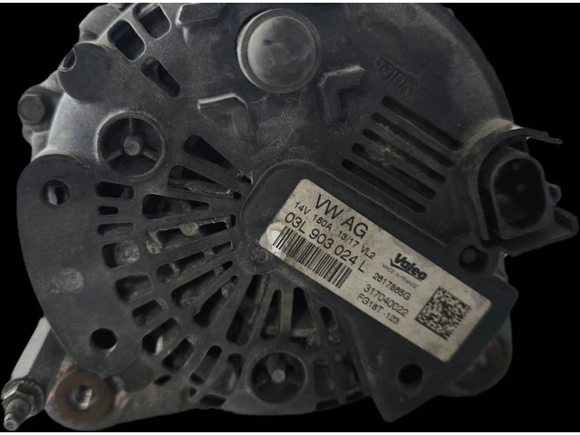 Генератор 03L903024L, 03G903016GX Volkswagen PASSAT B8
