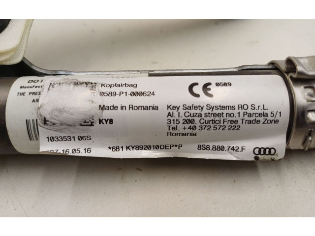 Боковая подушка безопасности 8S8880742F   Audi TT TTS RS Mk3 8S