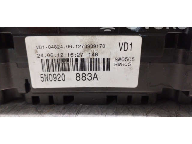 Přístrojová deska  Volkswagen Tiguan 2012 5N0920883A  