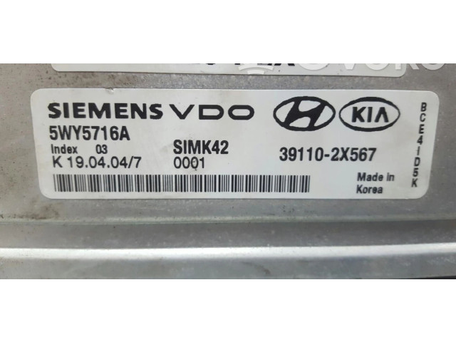 Блок управления двигателем Блок управления 391102X567, 391102X567   KIA Rio