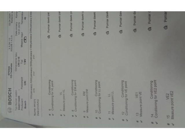 Форсунка 0445110652    Renault Dacia Duster   