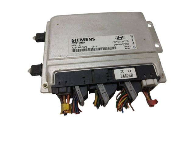 Řídící jednotka 3910937708, 3910937703 Hyundai Tiburon 2007