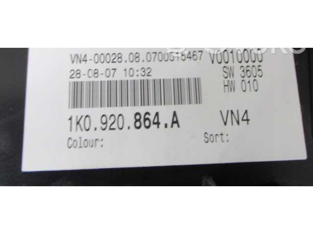Панель приборов 1K0920864A Volkswagen Golf Plus